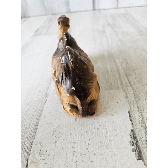 Vintage chalkware camel nativity village Xmas decor - Picture 6 of 11